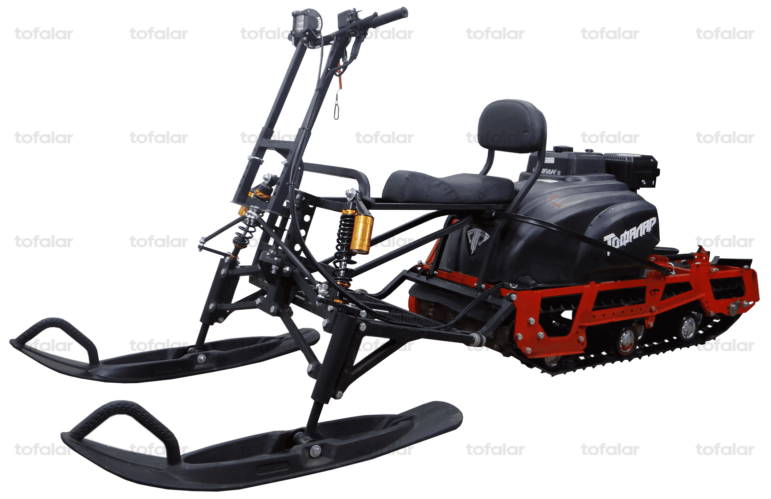 Мотобуксировщик Тофалар 500 с лыжным модулем